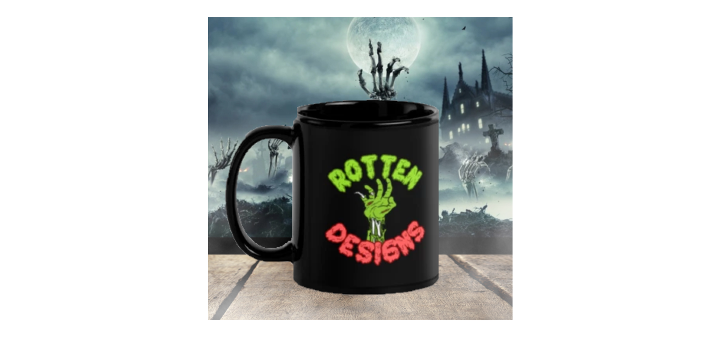 Christmas gift Sid Vicious Zombie Glossy black mug